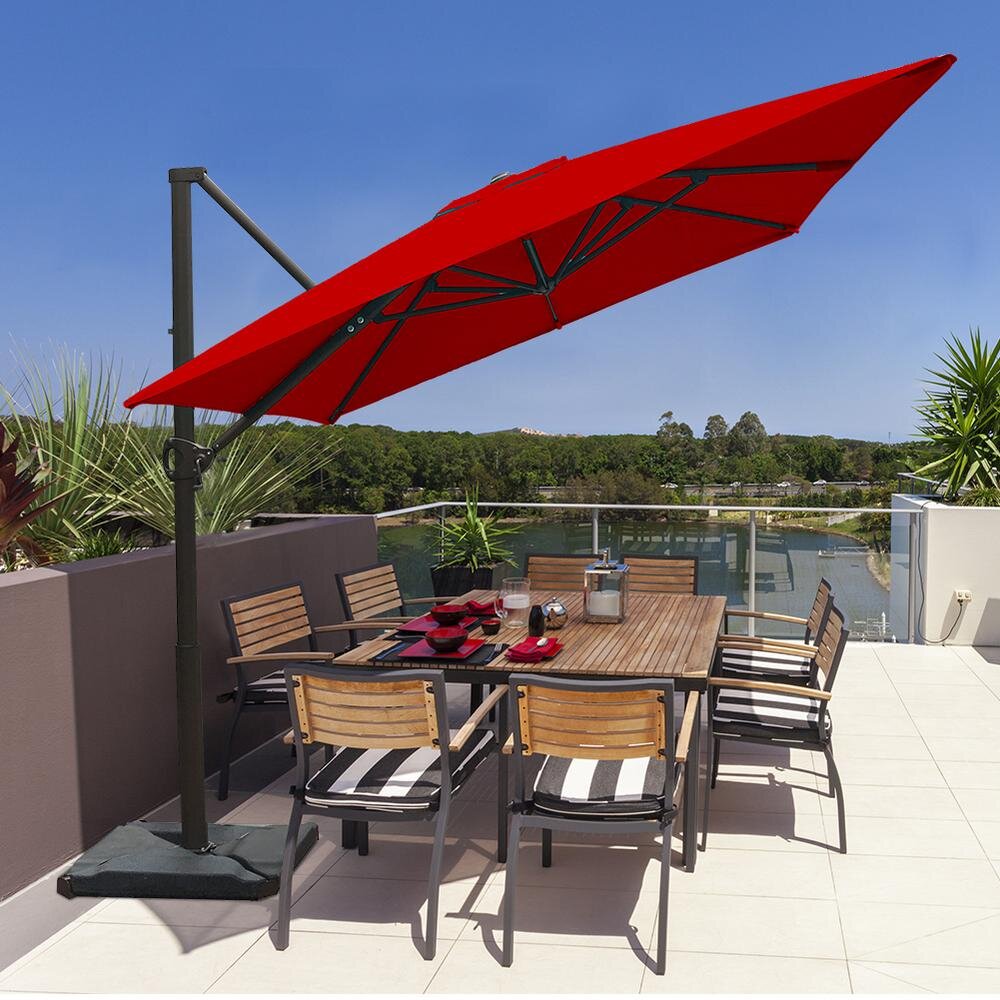 8 5 Foot 9 Foot Cantilever Patio Umbrellas You Ll Love In 2020 Wayfair