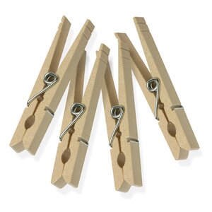 Spring Wood Clothes Pin (Set of 50)