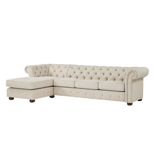 Brockway Chesterfield Sofa Chaise by Darby Home Co 2019 Sale
