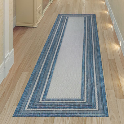 Highland Dunes Desantiago Navycarmel Indooroutdoor Area Rug Rug