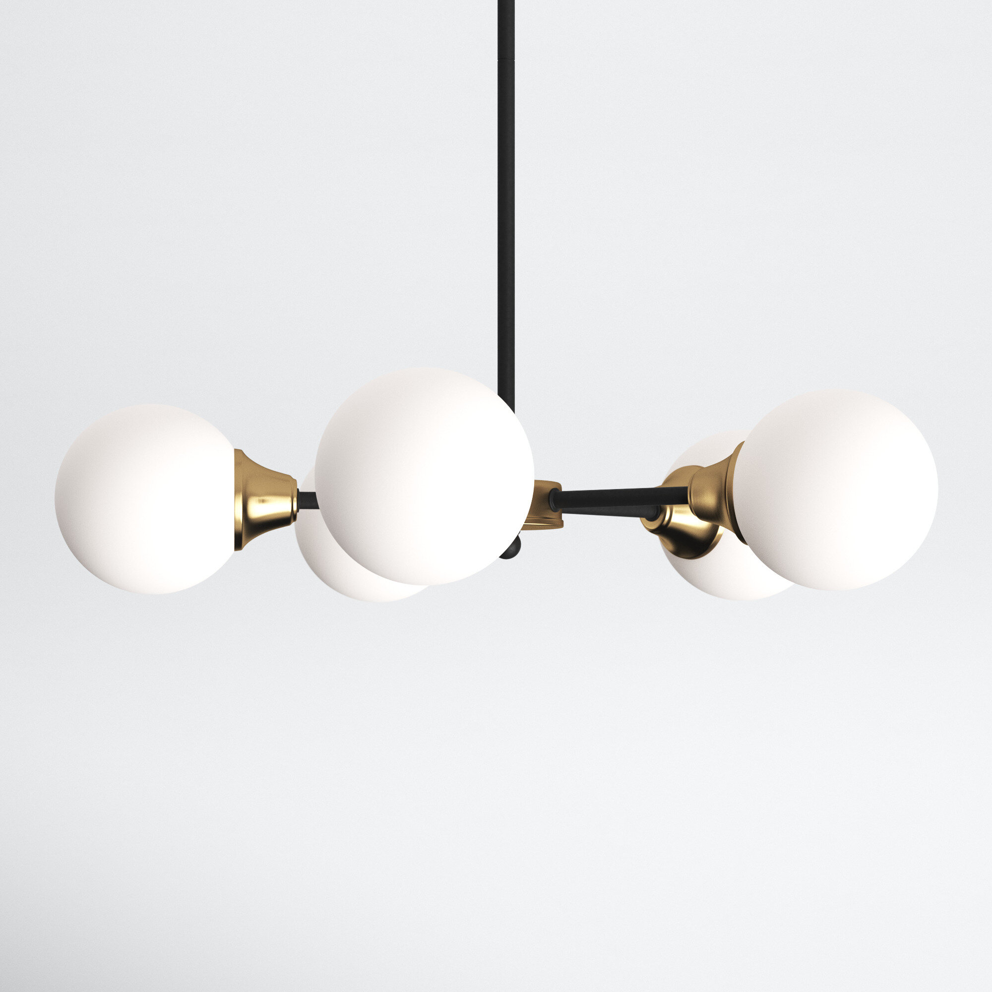 sphere light chandelier