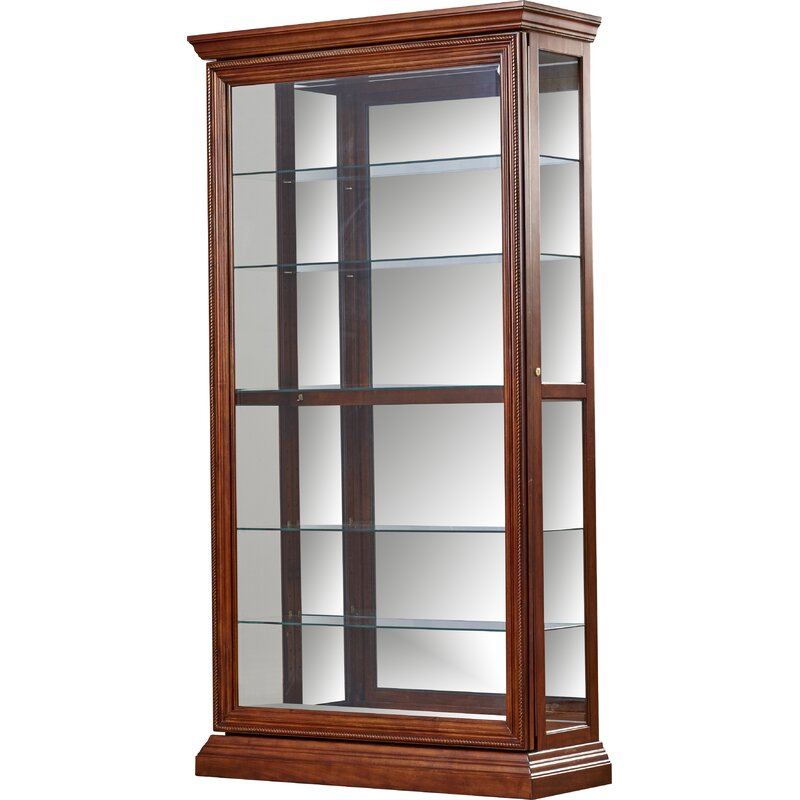 Darby Home Co Solari Lighted Curio Cabinet Reviews Wayfair