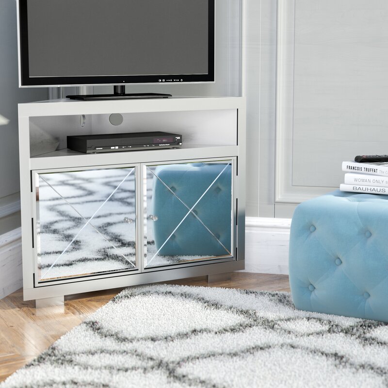 Reyes Corner Tv Stand For Tvs Up To 32