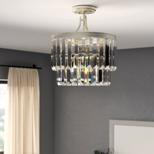 Farmhouse Rustic Unique Statement Flush Mount Lighting Birch Lane