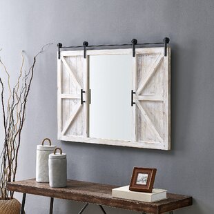 Faux Barn Door Mirror Wayfair