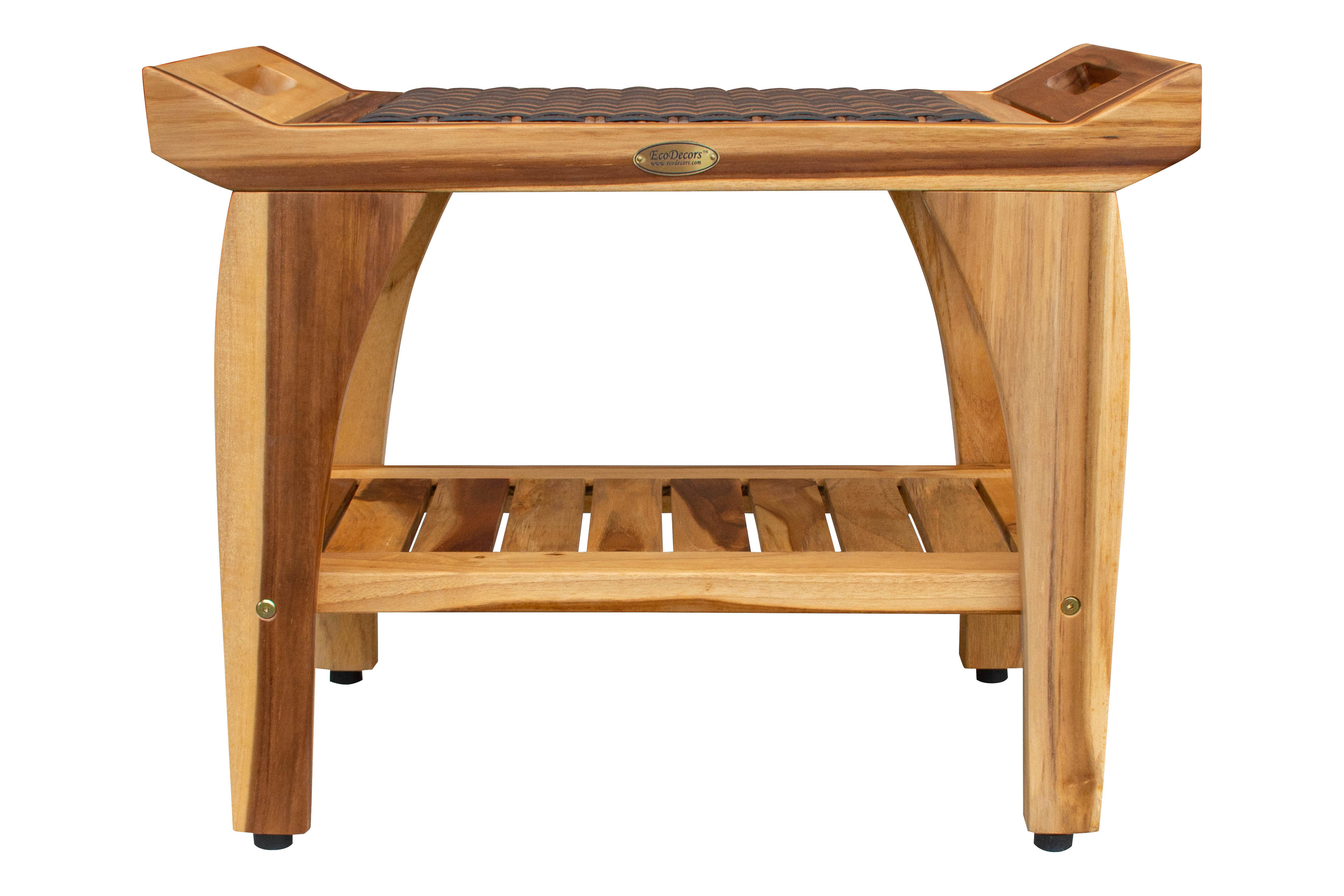 Decoteak Tranquility 24 W Teak Shower Bench Reviews Wayfair