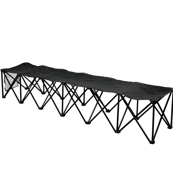 Franklin Sports Sideline Soft Sided Bleacher Seat Fully Adjustable Compact Design Portable Perfect for Sporting Events