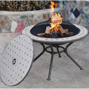 Milano Steel Wood Burning Fire Pit