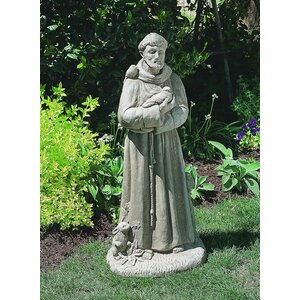 St. Francis with Animals Statue
