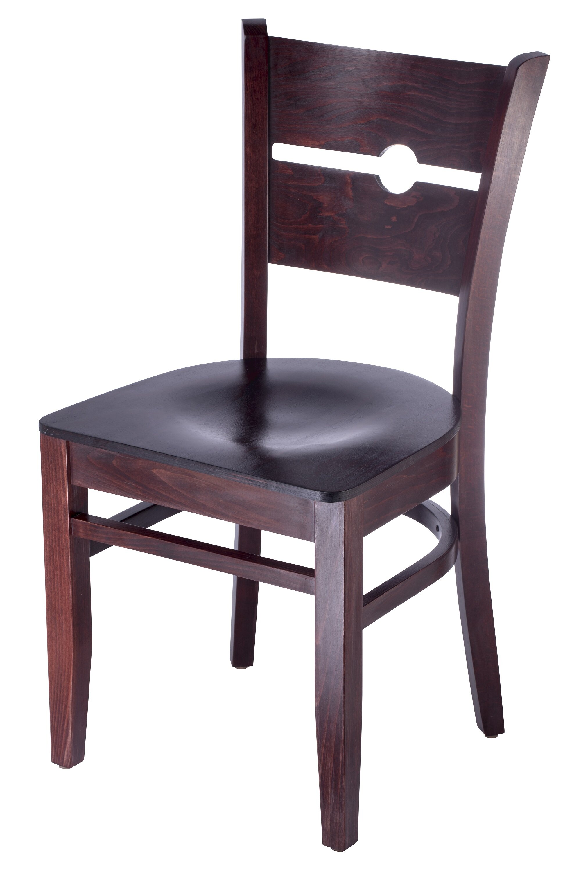 Winston Porter Northview Coin Solid Wood Ladder Back Side Chair