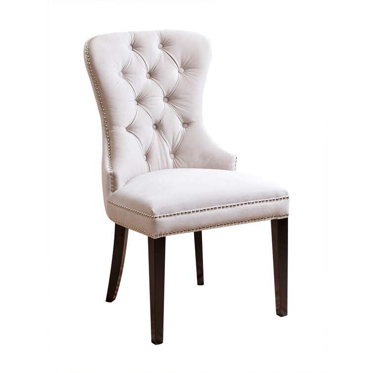 zaphod tufted upholstered dining chair