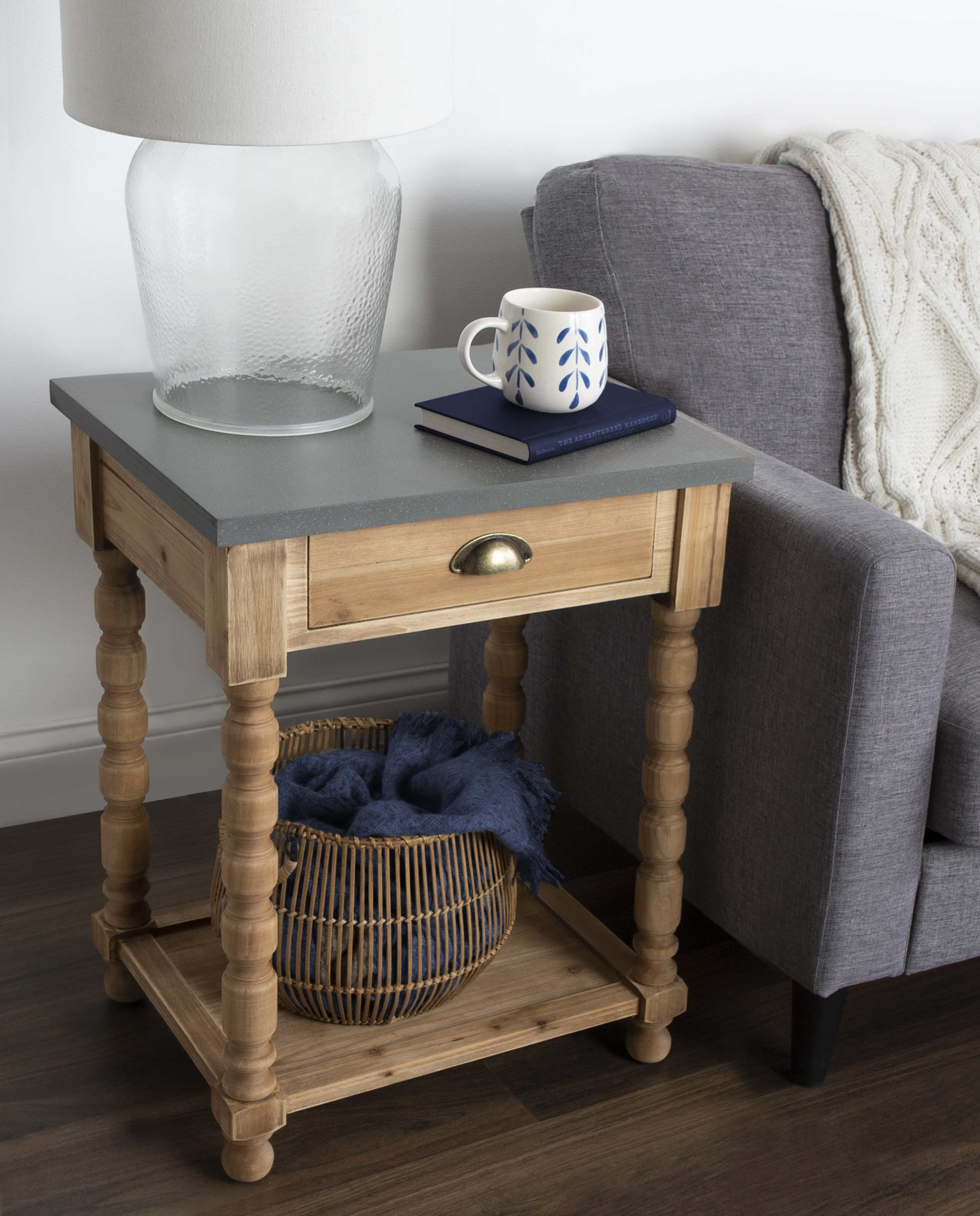 Bungalow Rose Mirac End Table With Storage Wayfair