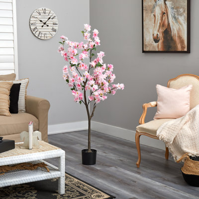Artificial Cherry Blossom Tree in Planter