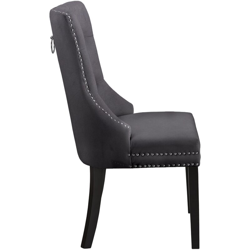 stonefort tufted velvet upholstered dining chair