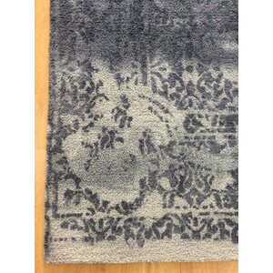 Wool Hand-Tufted Gray/Ivory Area Rug