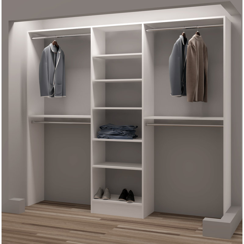 Rebrilliant Isaiah 87 W Closet System Wayfair