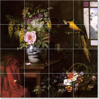 Picture Tiles Com 24 X 48 Ceramic Lawrence Alma Tadema Historical Painting Decorative Mural Tile 78 8 X 8 Set Of 18 Wayfair
