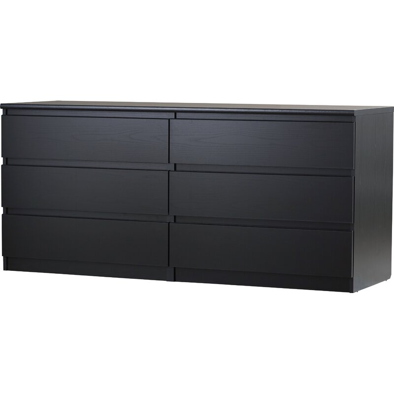 Zipcode Design Kepner 6 Drawer Double Dresser Reviews Wayfair