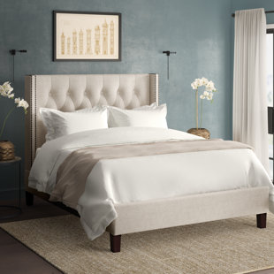 Go to store & view more images Scottsville Queen Upholstered Platform Bed by Greyleigh