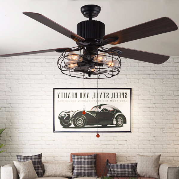 Reversible Remote Control Ceiling Fan Wayfair