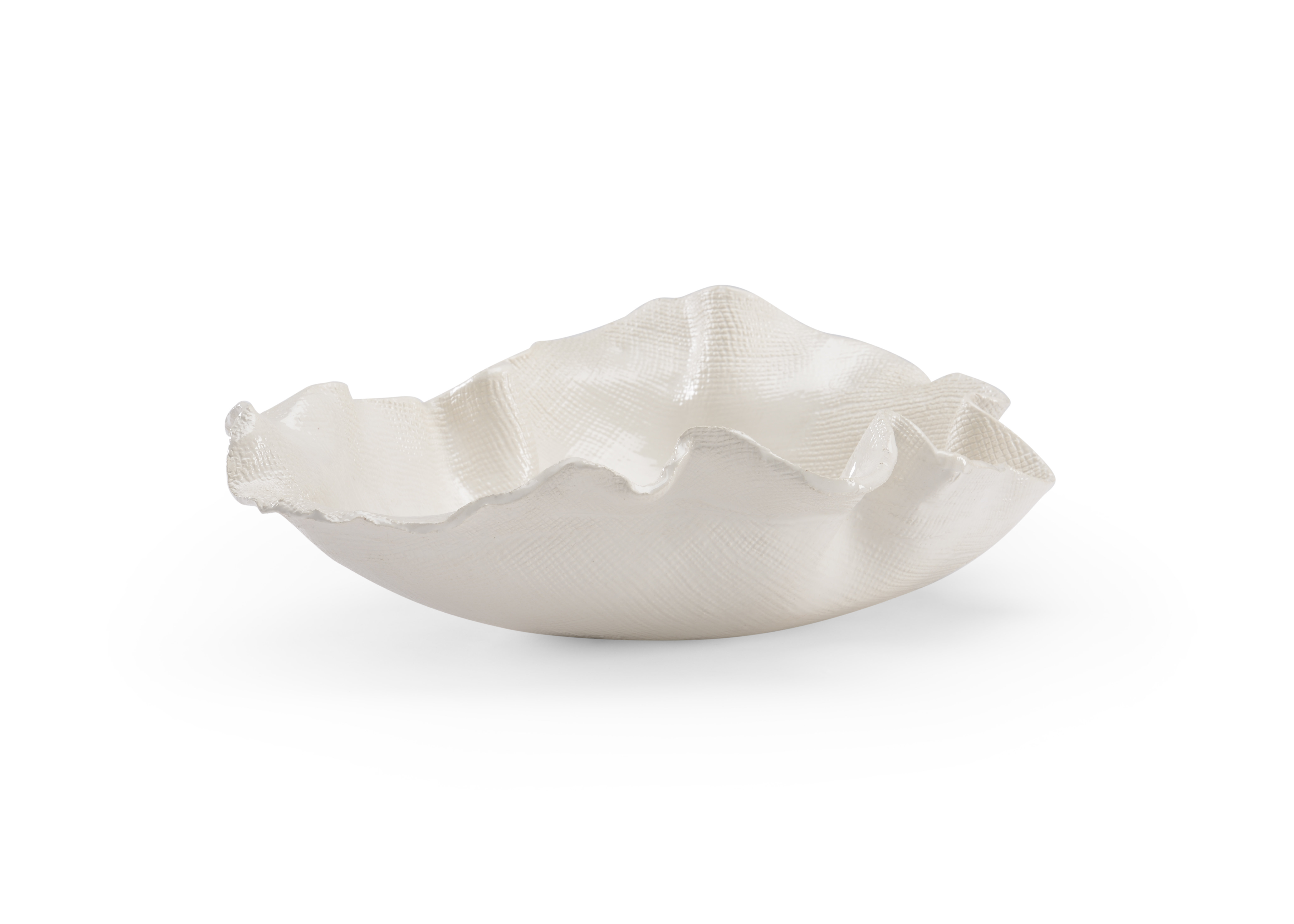 white ceramic decorative bowl