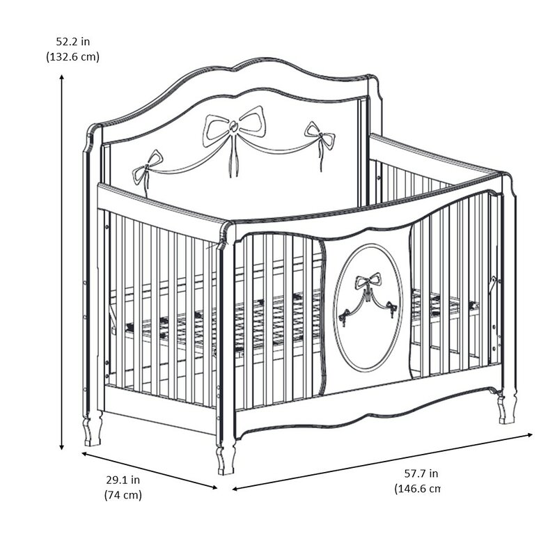 Storkcraft Princess 4 In 1 Convertible Crib Reviews Birch Lane