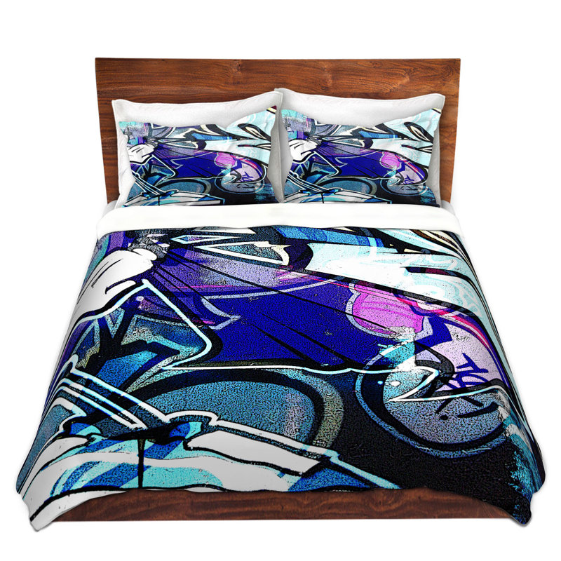 East Urban Home Graffiti Duvet Cover Set Wayfair