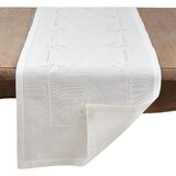 cream colored table runner
