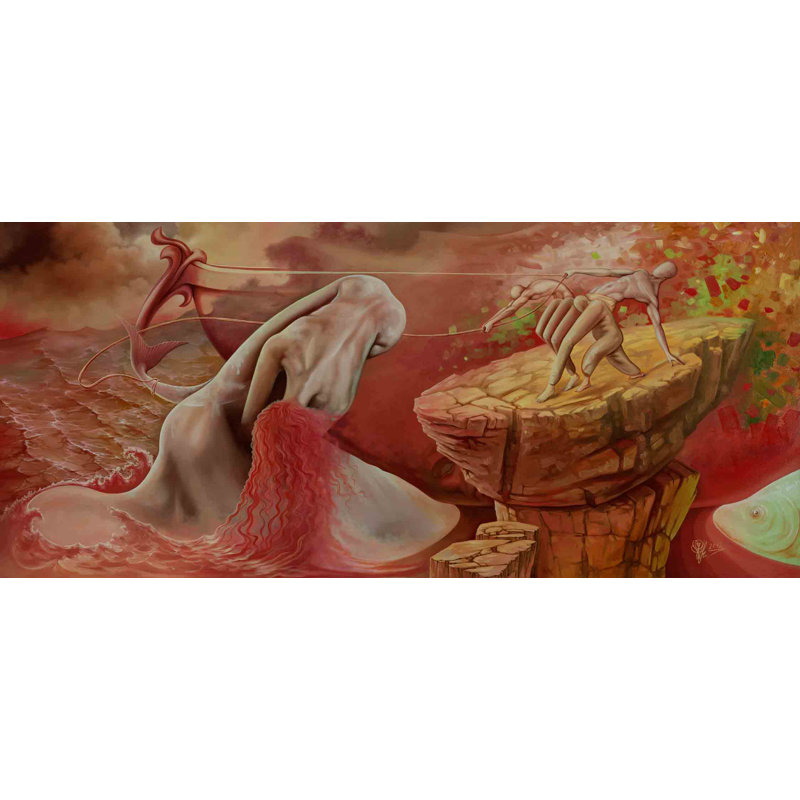 Latitude Run A Fisherman S Dream Acrylic Painting Print On