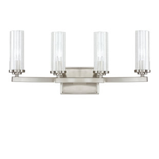 Best Emery 4-Light Vanity Light By Donny Osmond Home Wall Lights Emery 4-Light Vanity Light By Donny Osmond Home Wall Lights