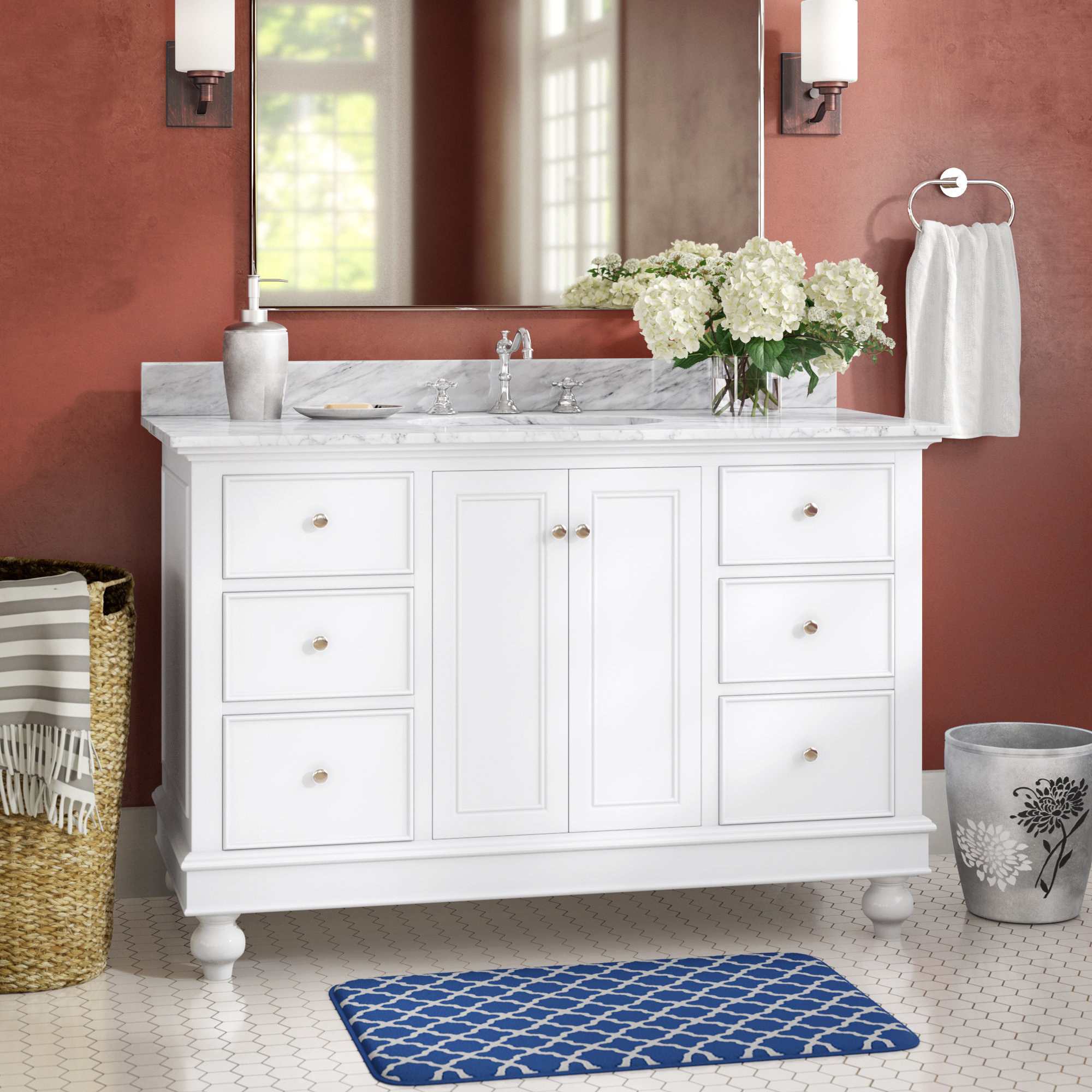 Rosalind Wheeler Digiacomo 48 Single Bathroom Vanity Set Reviews Wayfair