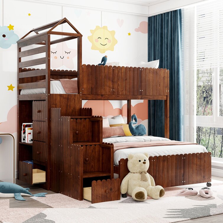 Details about   Twin Size Metal Loft Bed with Desk and Shelf High Sleeper For Kids Furniture 