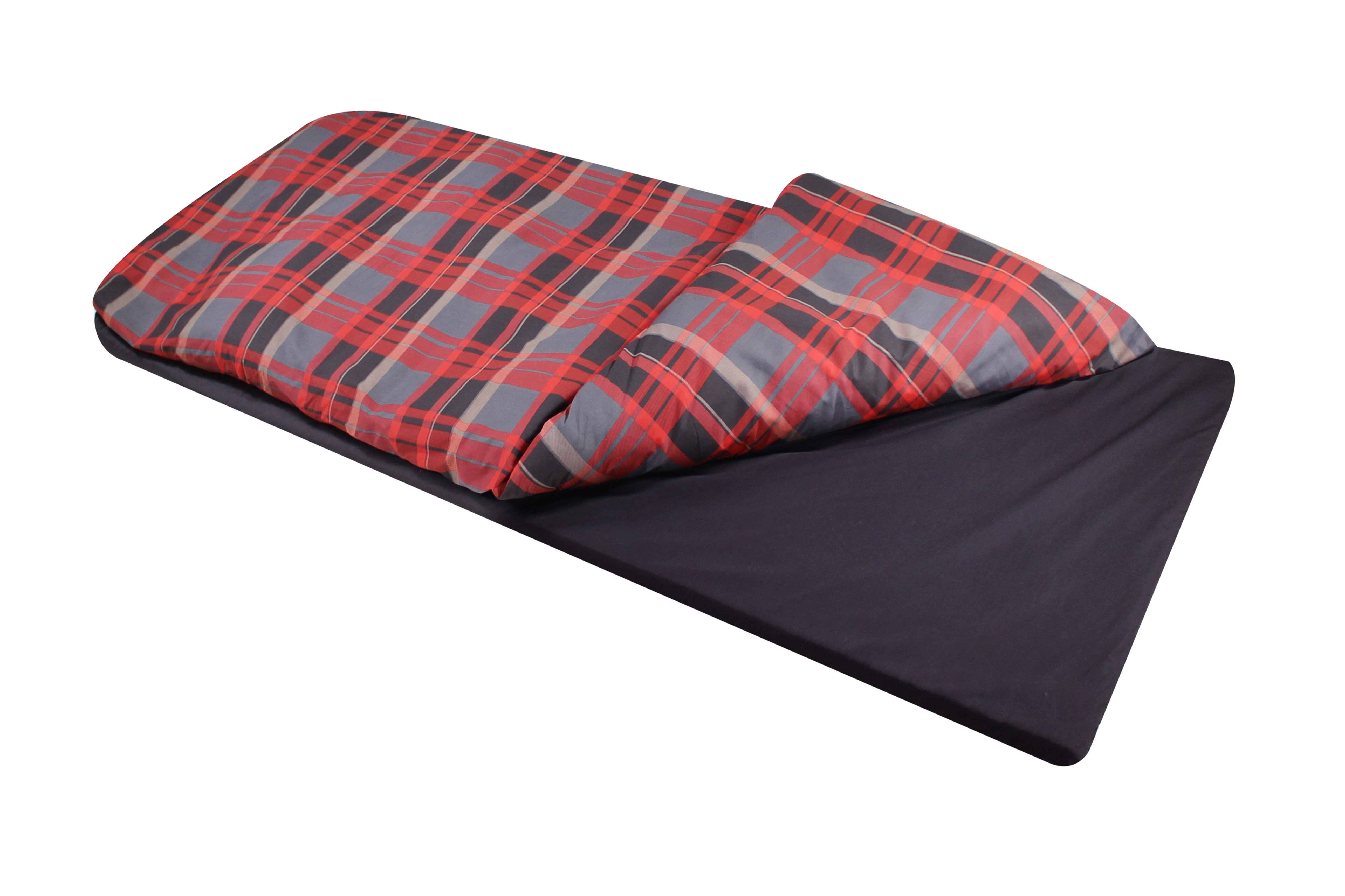 children's cot with sleeping bag