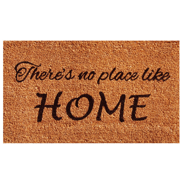 Kraig No Place Like Home Non Slip Outdoor Door Mat