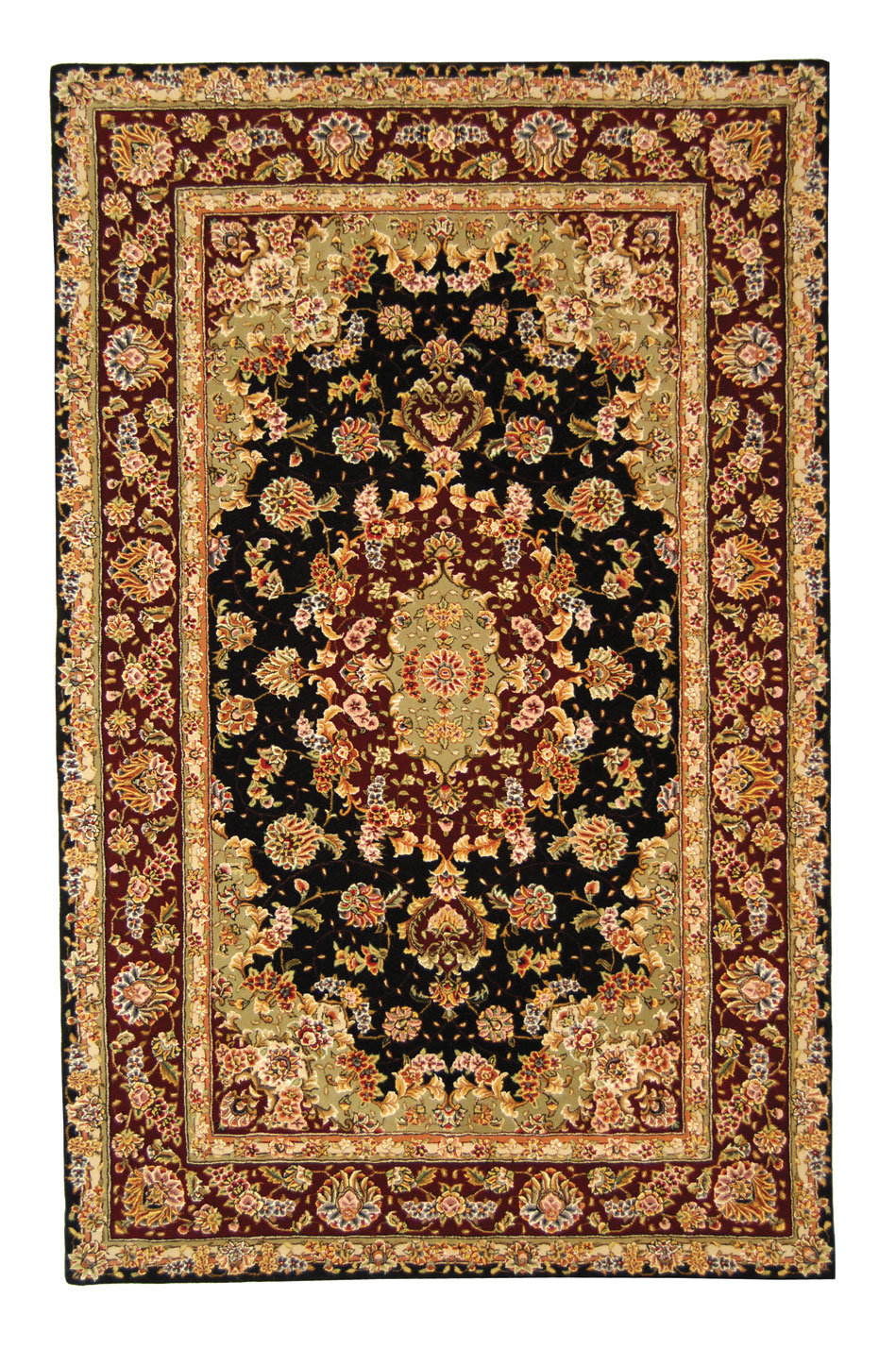 Safavieh Persian Court Tabriz PC119A Black / Red Oriental Rug Wayfair