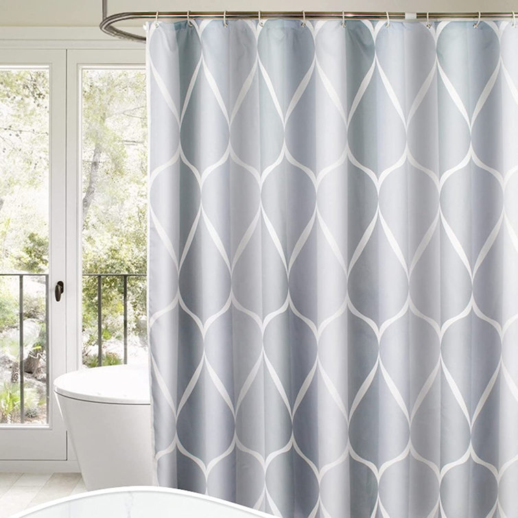 12 Hooks African Couple Polyester Fabric Bathroom Shower Curtain Bath Curtains 
