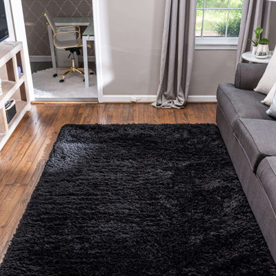  Onyx Black Area Rug