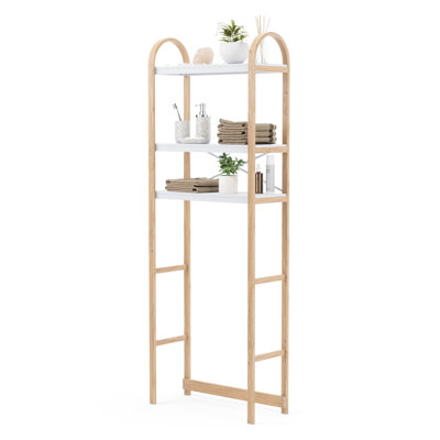 Bellwood 24" W x 66" H x 10.3" D Over-The-Toilet Storage