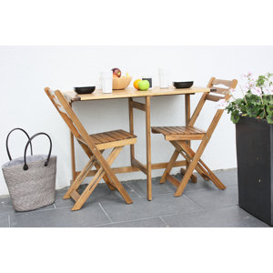 3-tlg. Bistro-Set Berlin von Norfolk Leisure