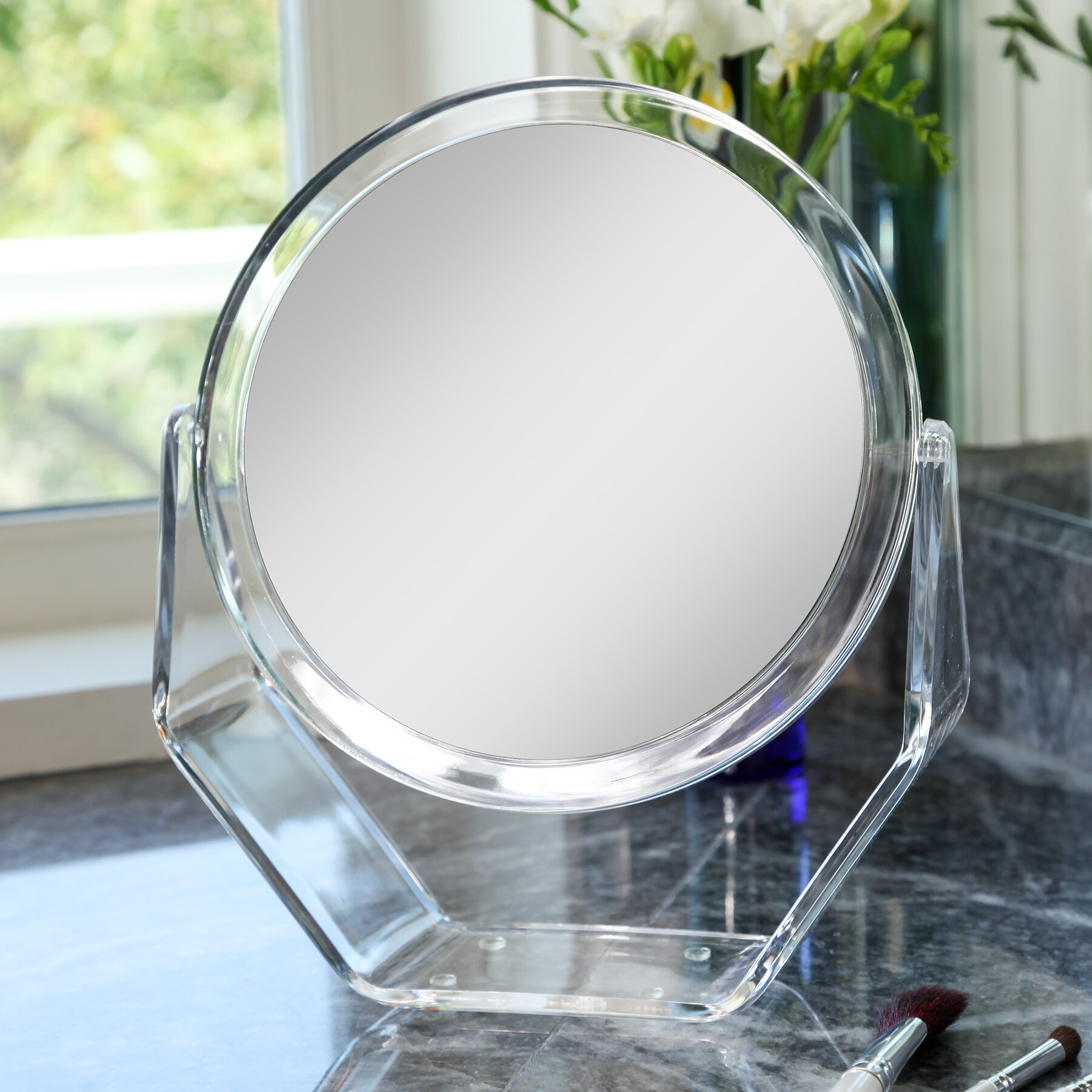 two sided vanity mirror