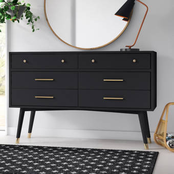 tanner 6 drawer double dresser