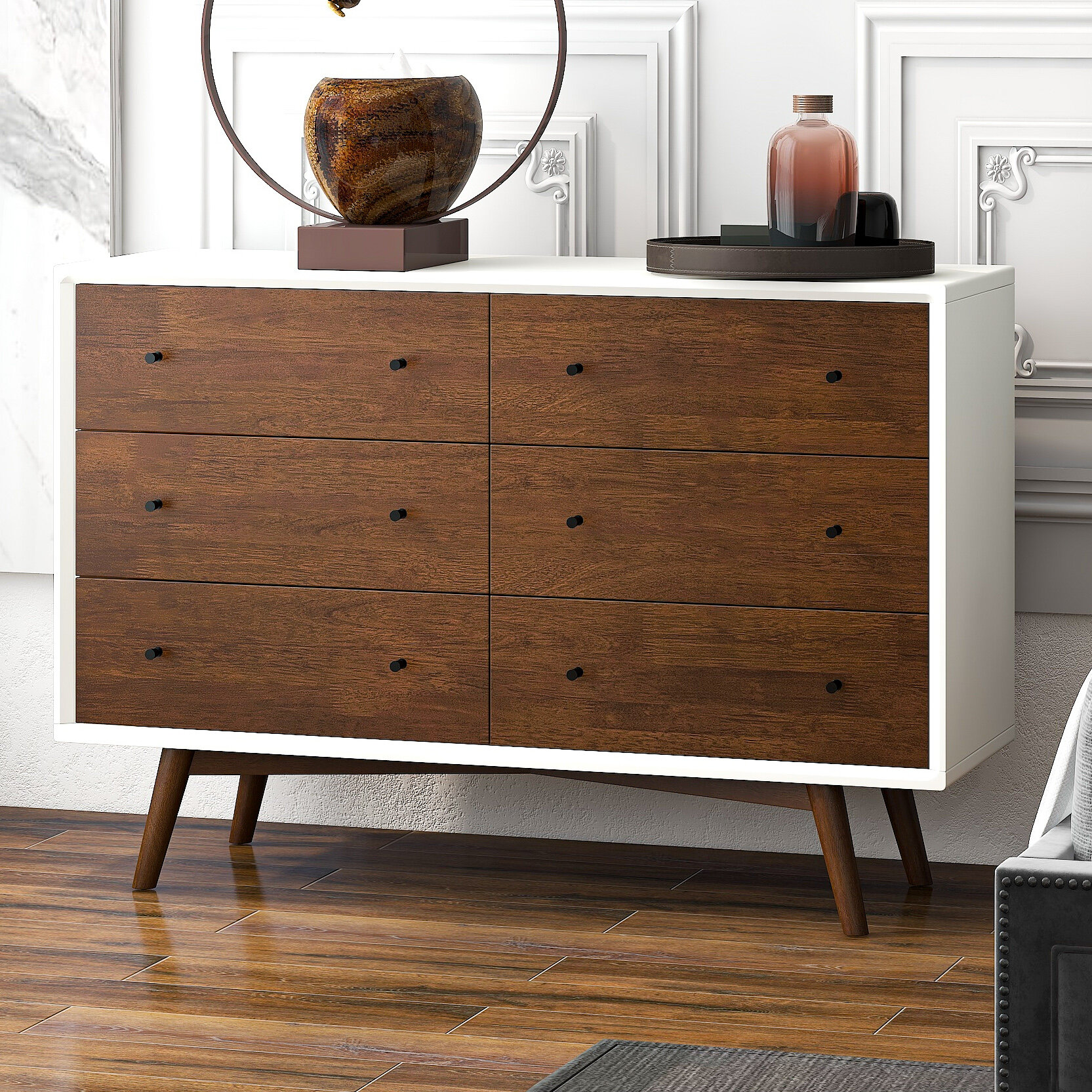 George Oliver Byxbee 6 - Drawer Dresser | Wayfair