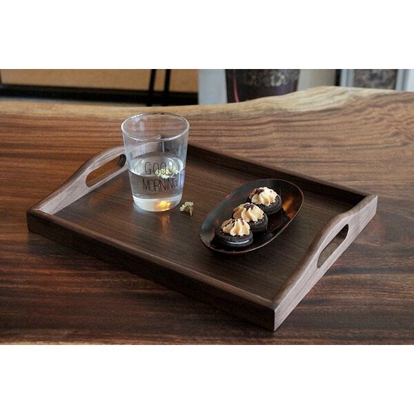 wooden drinks tray