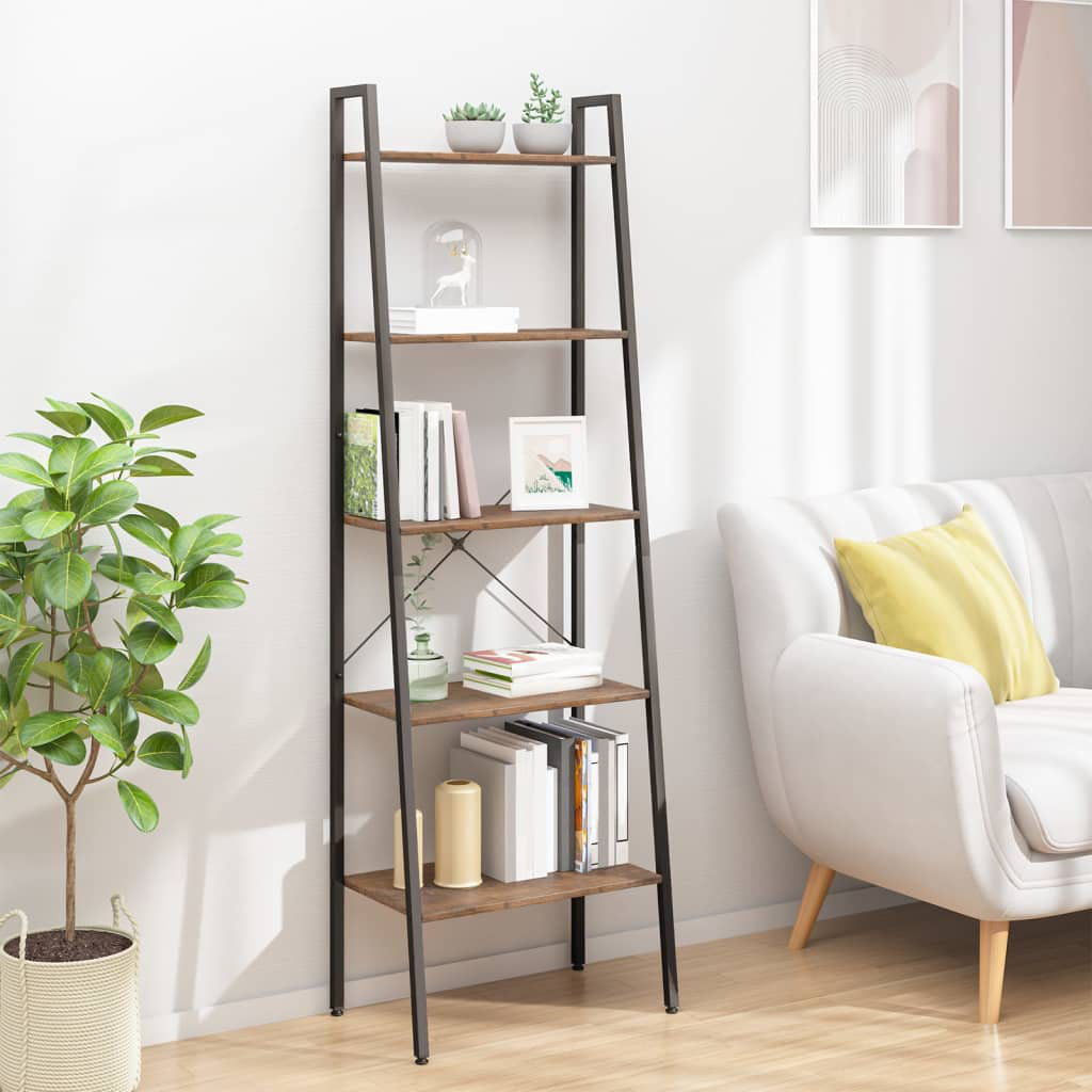 Borough Wharf Fantasia 174Cm H x 56Cm W Solid Wood Ladder Bookcase