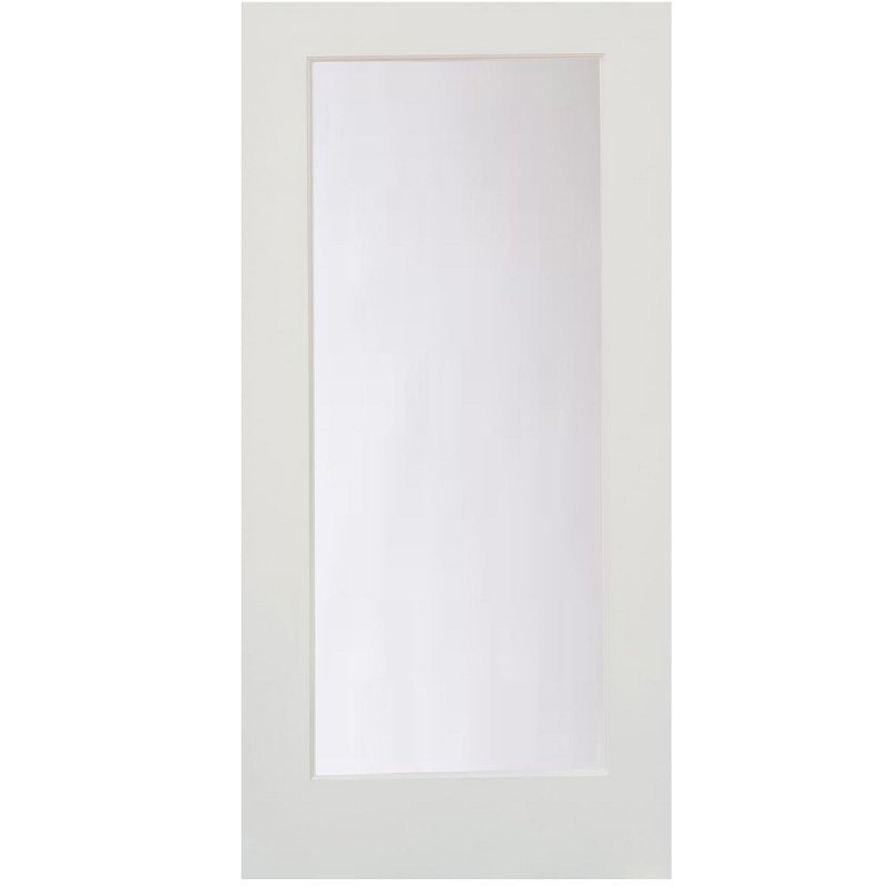 Stiledoors Satin Etch Glass One Lite Slab Door Reviews Wayfair