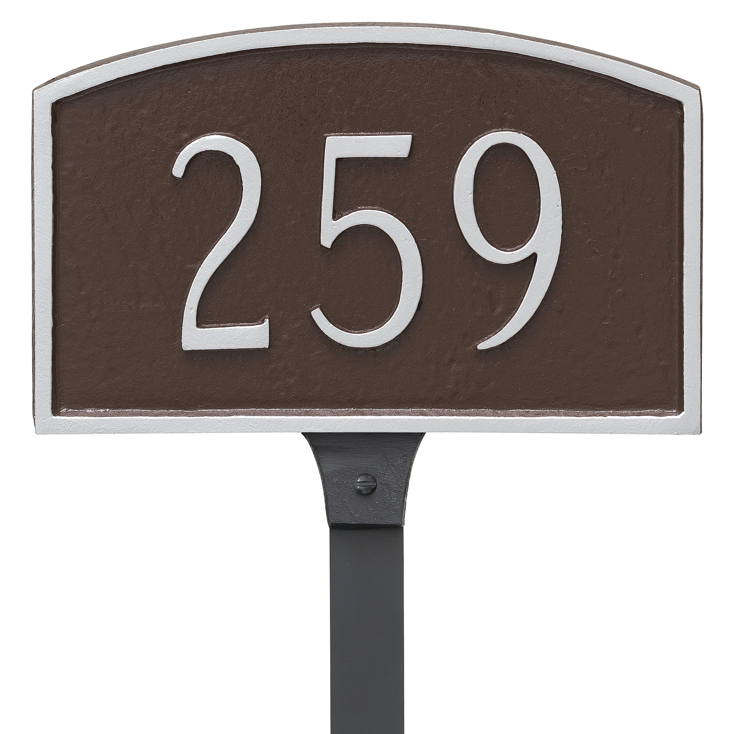 Montague Metal Products Prestige 1Line Lawn Address Sign & Reviews