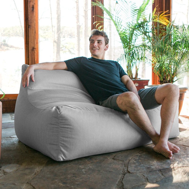 Grovelane Large Sunbrella Outdoor Friendly Bean Bag Sofa