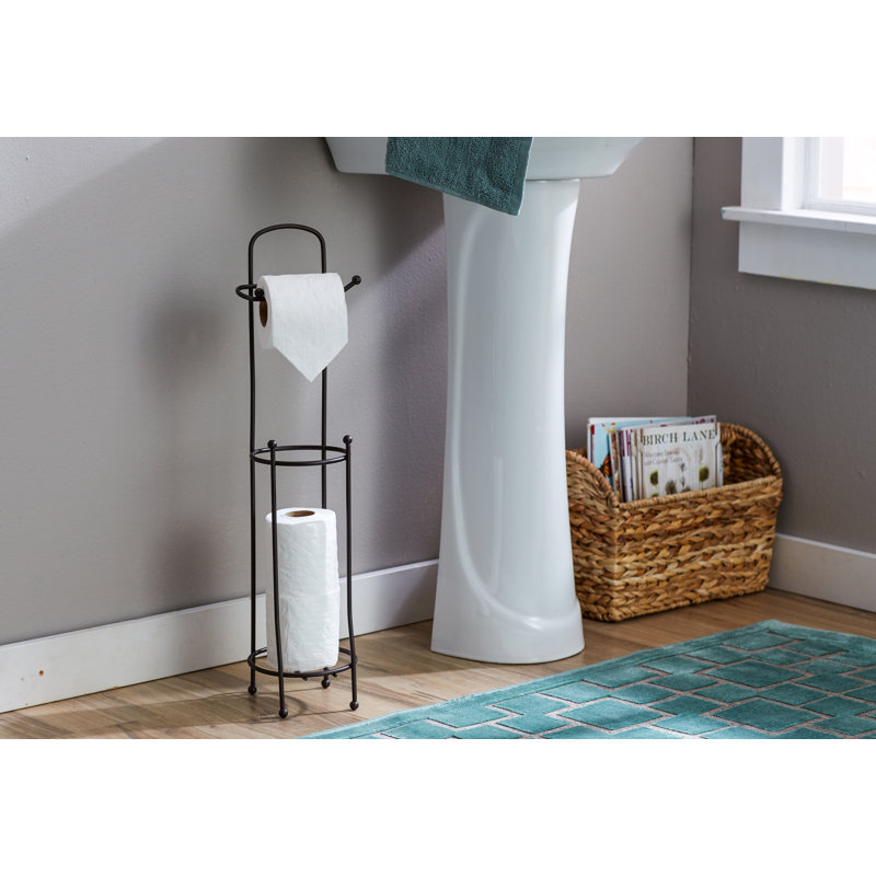 Rebrilliant Espanola Toilet Paper Holder With Dispenser Bar
