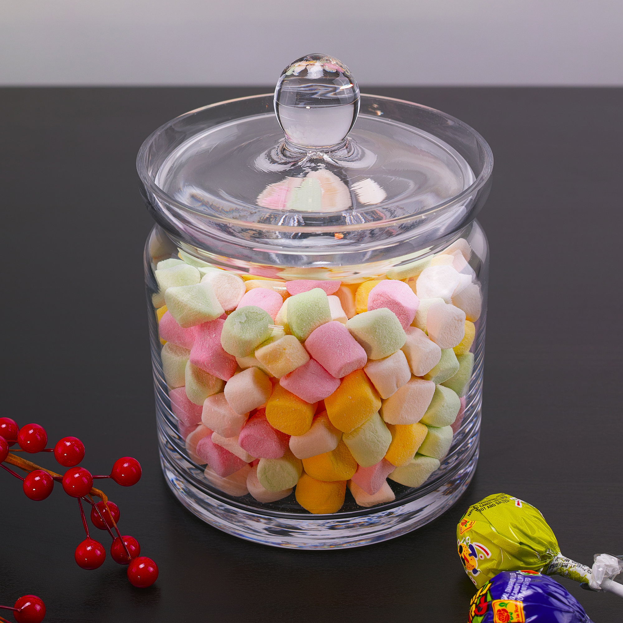 Red Barrel Studio Hitchin Glass Candy Buffet Jar wayfair