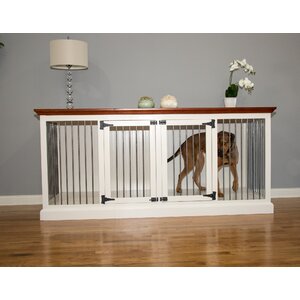 Arthur Double Wide Large Credenza Pet Crate